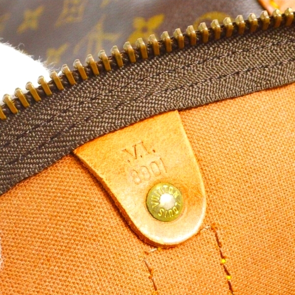LOUIS VUITTON KEEPALL TRAVEL BAG BUNDLE! BANDOULIERE 60 BROWN MONOGRAM 🤎💛 - Picture 8 of 16